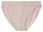 Beige damesonderbroek van geribbeld materiaal