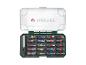 PARKSIDE® bitset met diverse bits en houder, netjes geordend in een doosje.