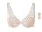 Beige bh's met kant.