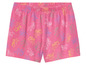 Roze shorts met een print van paarden.