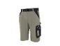 Parkside beige en zwarte werkshorts met zijzakken