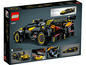 LEGO Technic Bugatti Bolide bouwset met details van de motor en carrosserie.
