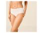 Vrouwenlichaam met witte slip.