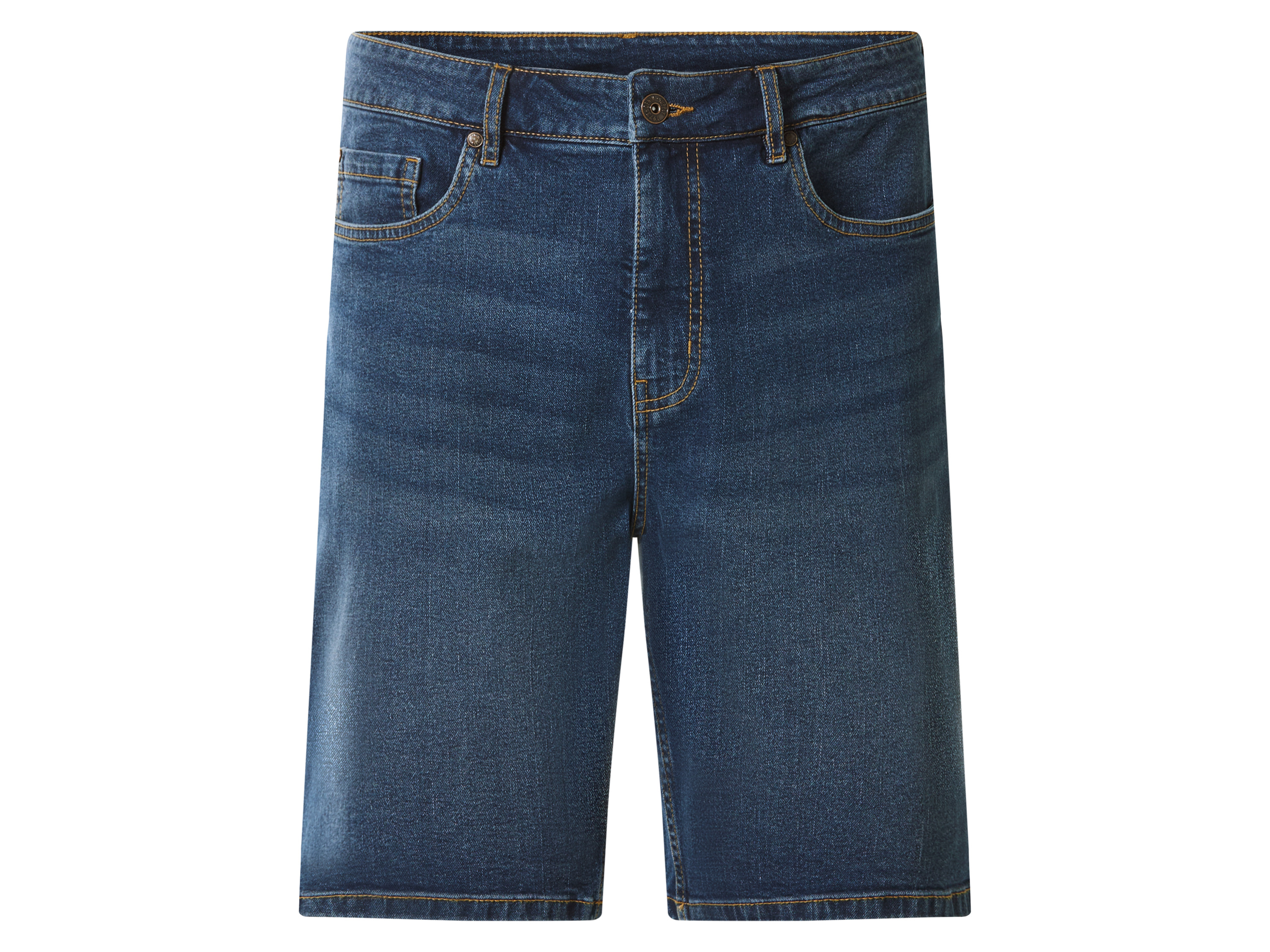 ESMARA MEN Heren korte broek, denim short (Blauw, 48)