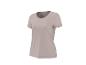 Taupekleurig sport T-shirt met korte mouwen voor dames