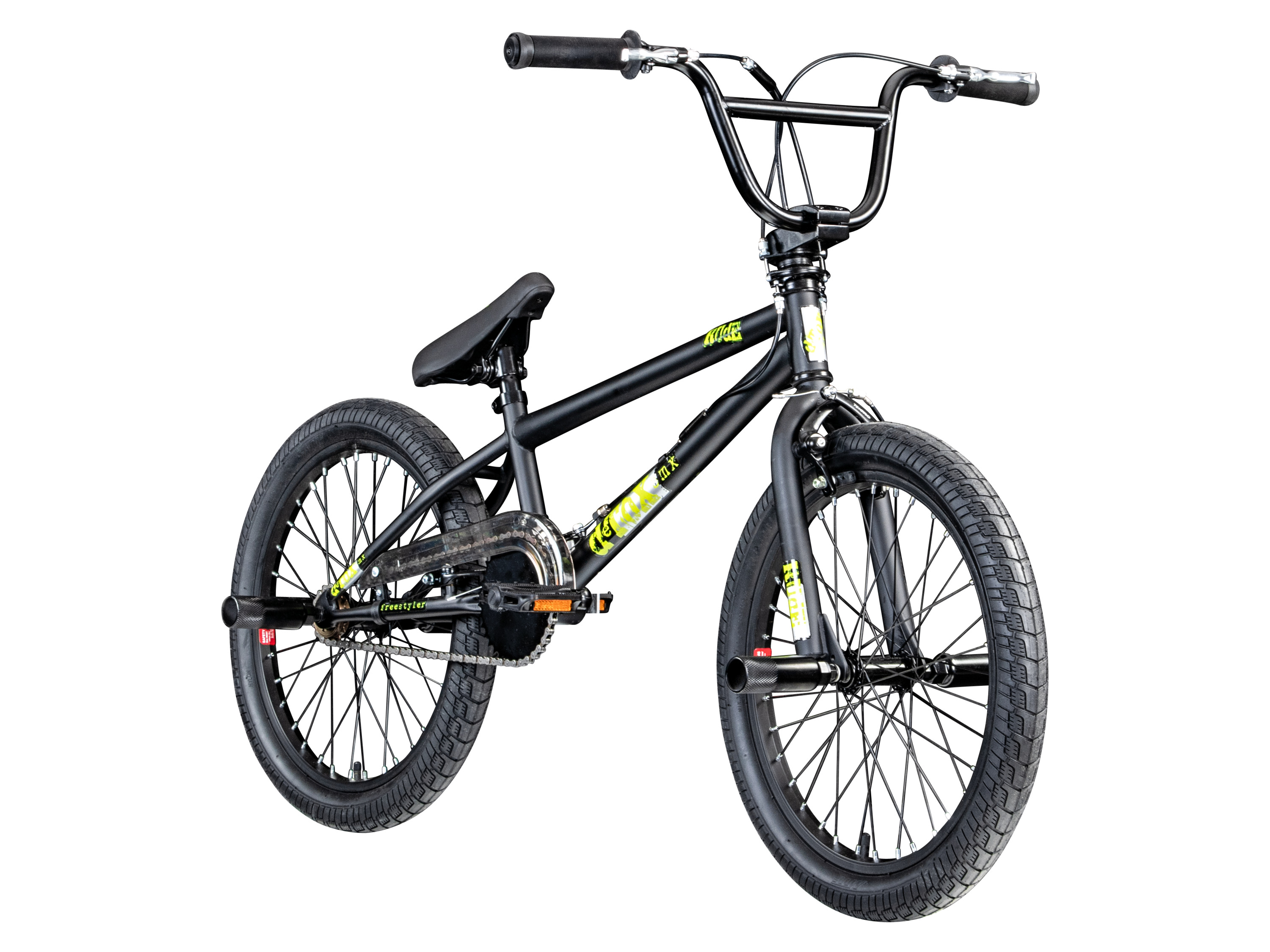 DETOX BMX Freestyle Rude 20 Inch (Zwart/groen)