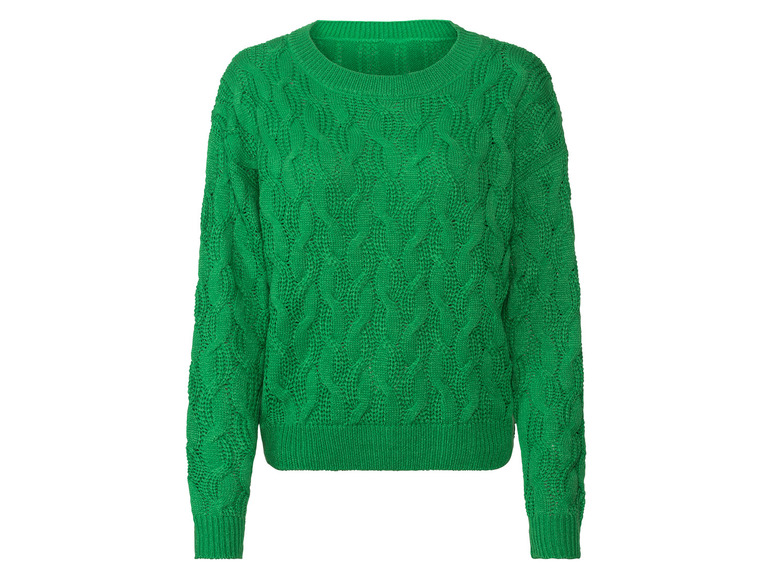 esmara Dames gebreide pullover (S (36/38), Groen)