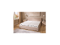 LIVARNO home comfortschuimmatras op een bed in een stijlvolle slaapkamer.