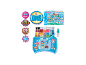 Aquabeads-set met 900 kralen, inclusief aquarel-, glanzende en sterrenkralen, en accessoires.