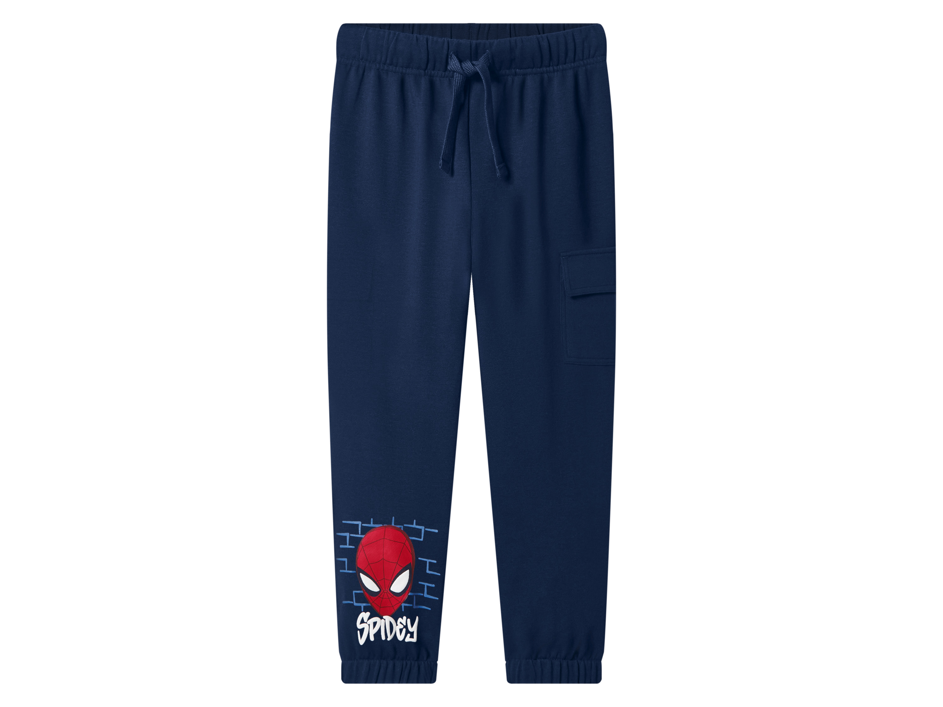 LUPILU Kinder joggingbroek (Spiderman/donkerblauw, 98/104)