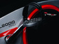 Close-up van een Christopeit L2000 Pro hometrainer pedaal.