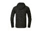 Heren gemêleerde gebreide hoodie, achterkant