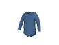 Blauwe romper met lange mouwen voor baby's