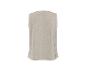Beige mouwloze damesblouse, achteraanzicht