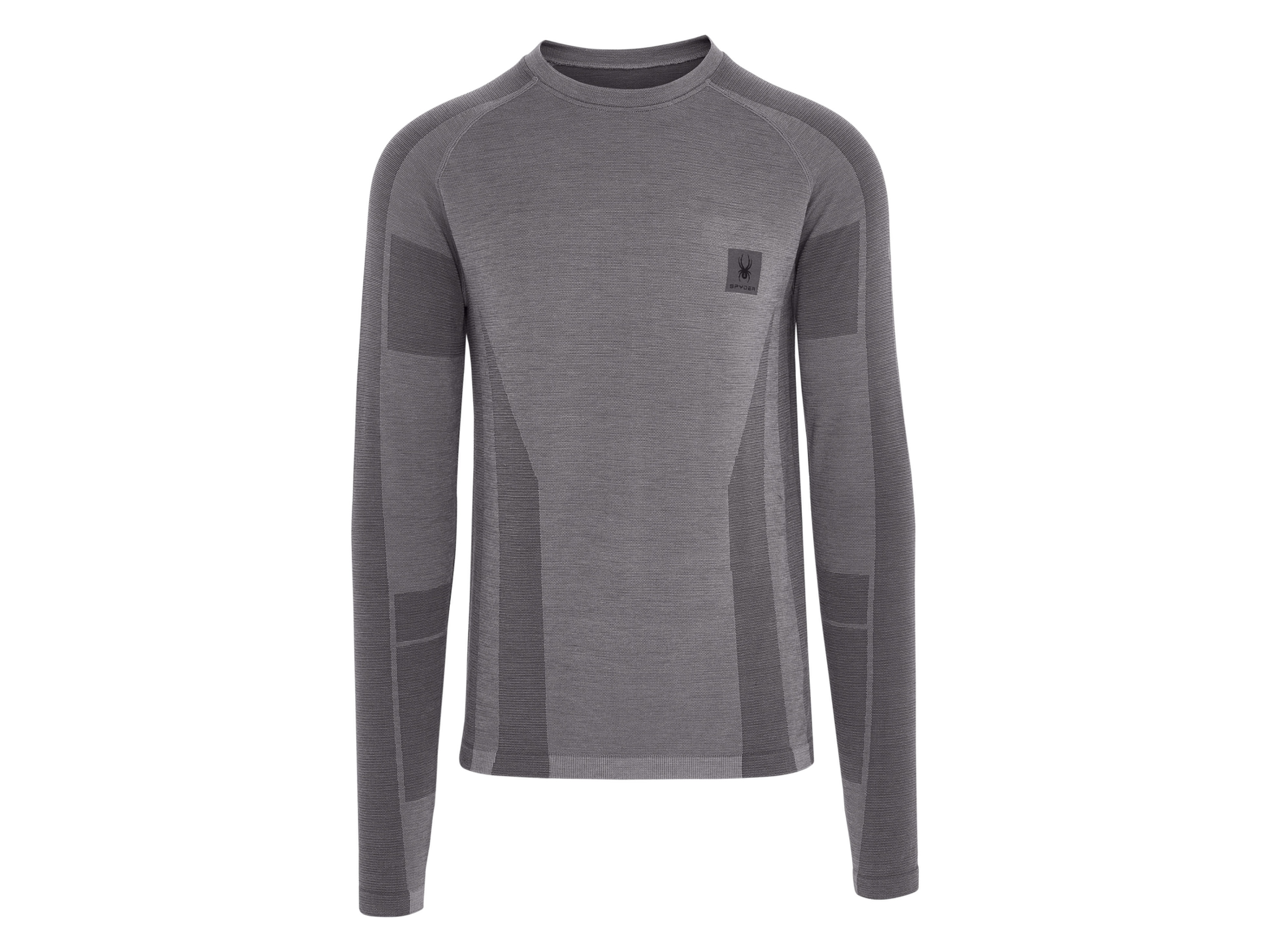 SPYDER Heren thermosshirt (Grijs, M)