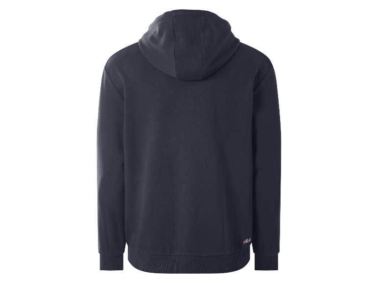 FILA heren hoodie in donkerblauw, achteraanzicht