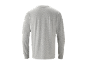 Grijs herenshirt met lange mouwen, achterkant
