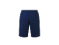 Donkerblauwe sport shorts.