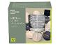 LED-solar lantaarn lichtsnoer met 10 LED's, 1,8 m lang.