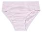 Roze en witte gestreepte meisjes onderbroekjes.