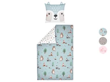 LUPILU® Kinder polyester satijn dekbedovertrek, 140 x 200 cm