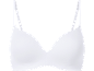 Witte beugelloze bh