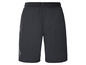 Zwarte sportbroek met witte details.
