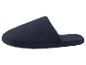 Comfortabele donkerblauwe pantoffels.