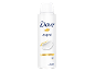 Witte spuitbus deodorant met de tekst 'original', ¼ verzorgende crème en 48 uur bescherming.