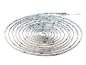 Warm en koud witte LED-strip, spiraalvormig opgerold, met 3M plakband aan de achterkant.