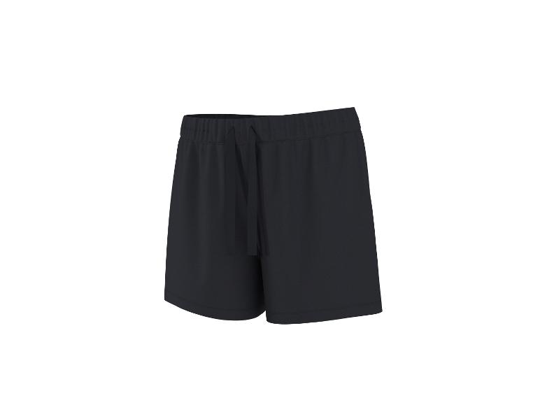 Zwarte sportshorts met trekkoord in de taille.