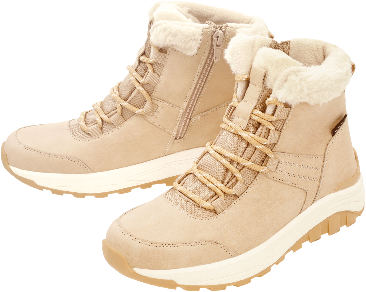 ESMARA Dames gevoerde laarzen (Beige, 39)