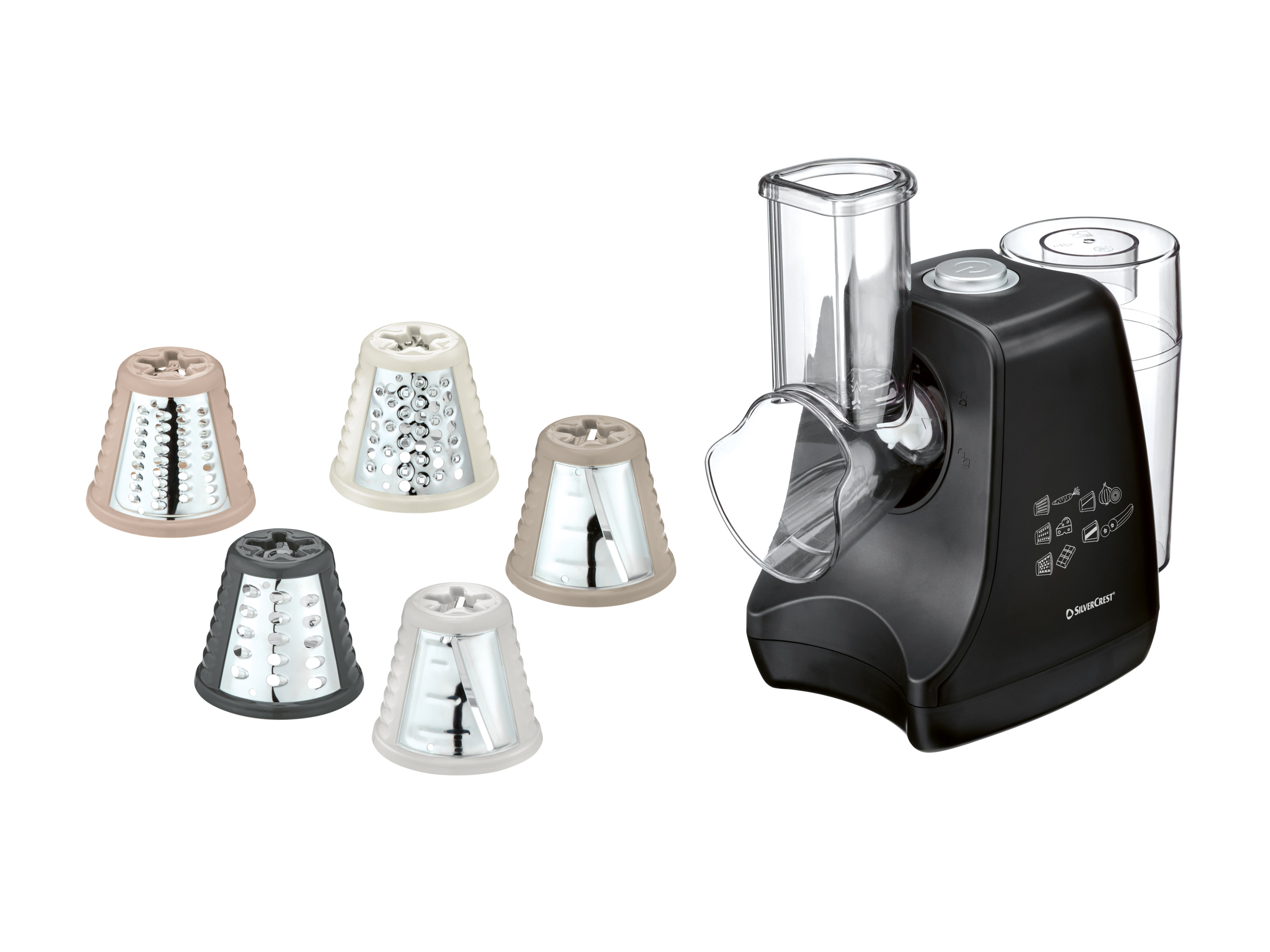 SILVERCREST Elektrische groenterasp - 5-in-1