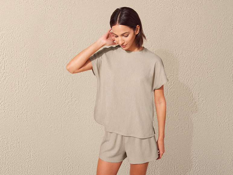 Ga naar volledige schermweergave: esmara® Shirt met modieuze crinkle-structuur - afbeelding 2