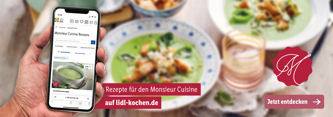 Naar de receptenwereld: ontdek recepten voor de Monsieur Cuisine op lidl-kochen.de (opent in nieuw tabblad)