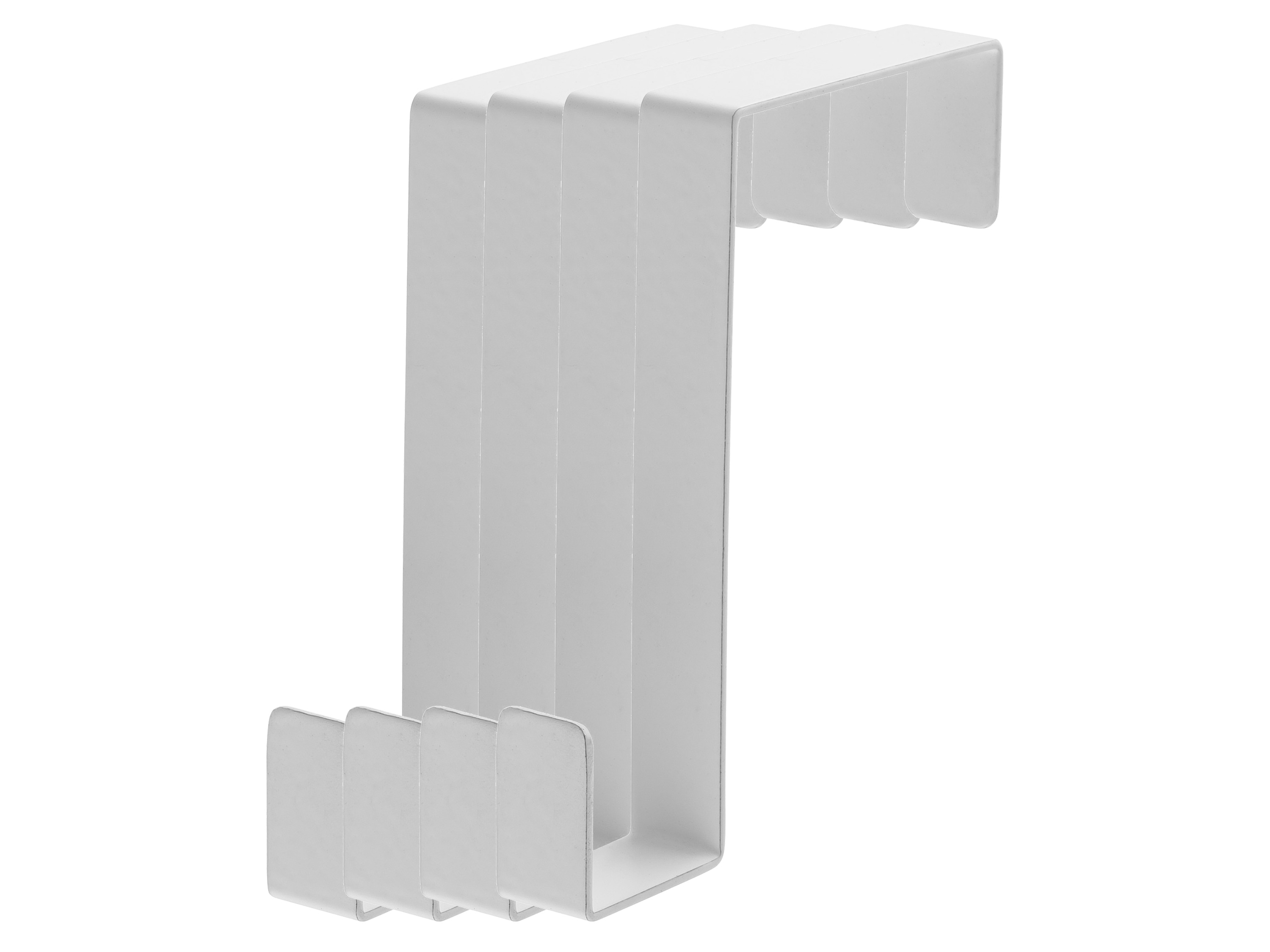 LIVARNO home 4 Radiator- of deurhaken (Deurhaken wit, set van 4)