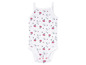 Witte baby romper met kersen- en citroenprint.