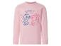 Roze shirt met lange mouwen met Stitch en Angel opdruk.