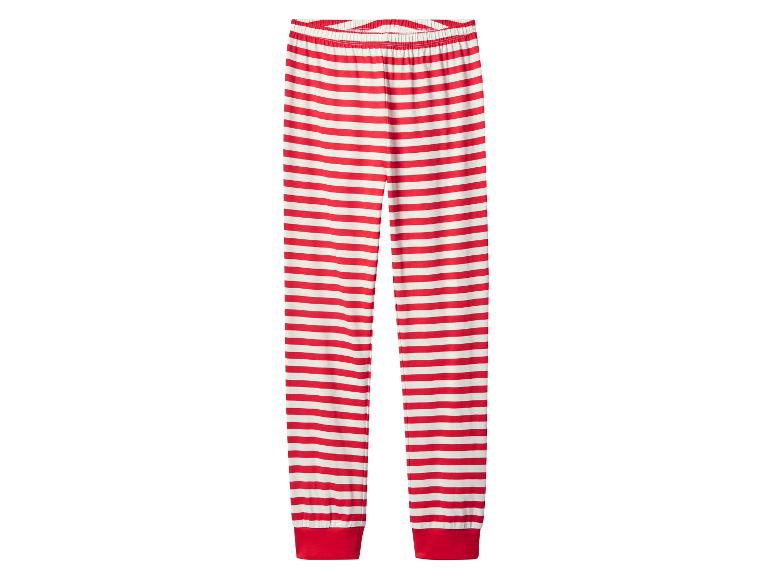 Rood-wit gestreepte pyjamabroek