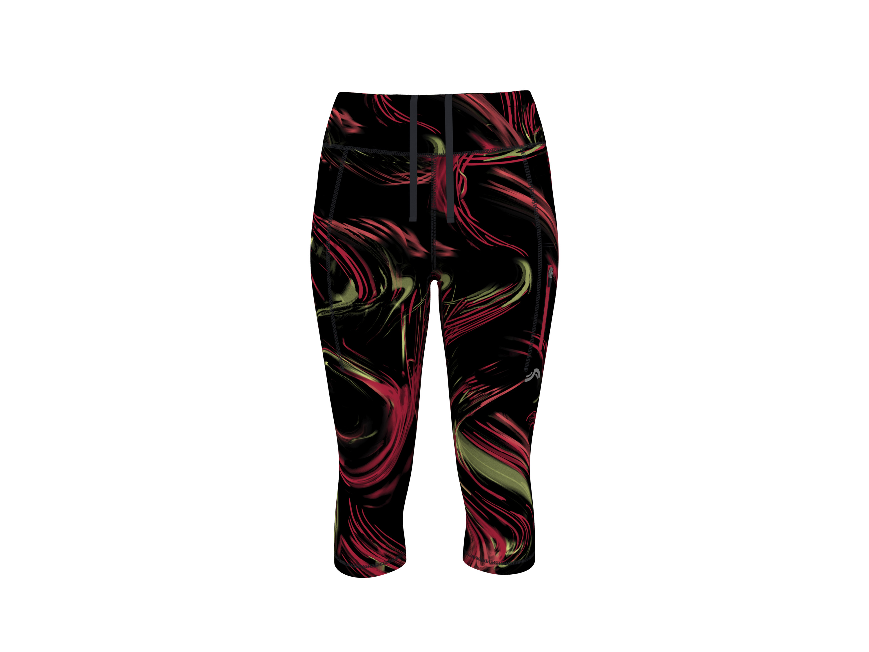 CRIVIT Dames capri sportlegging (Print, M (40/42))