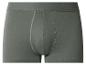 Grijze boxershorts voor heren met comfortabele elastische tailleband en gestikte details.