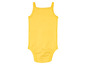 Een gele romper voor baby's.