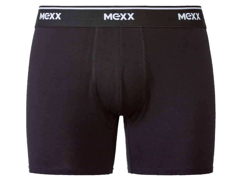 Ga naar volledige schermweergave: MEXX Heren boxer, 4 stuks, elastische boorden met merk-opschrift - afbeelding 2