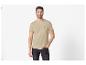 Beige heren t-shirt met klein logo.
