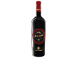 Fles rode Appassimento wijn uit Puglia, halfdroog, jaargang 2023.