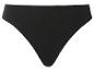 Een zwart, naadloos slipje.