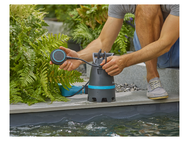 Gardena slimme pomp en sensor voor vijver.