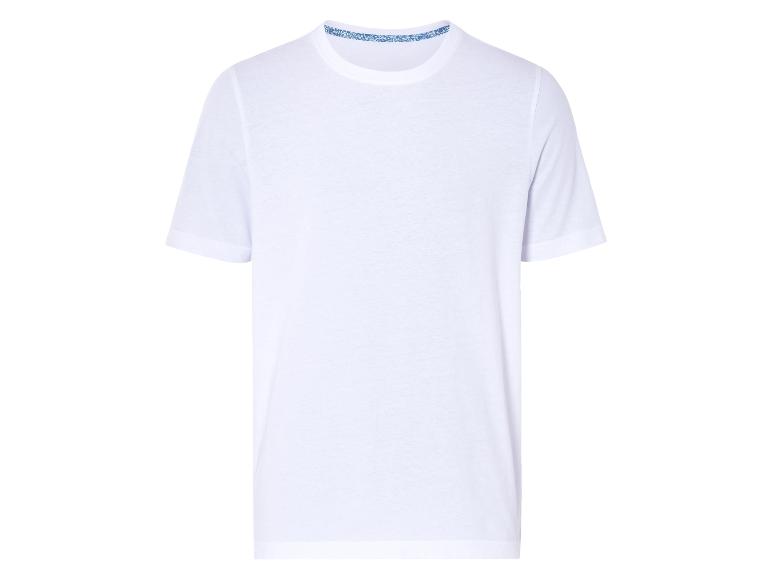 Wit t-shirt met korte mouwen.