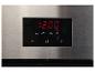 Digitaal bedieningspaneel van een oven met een rood LED-display dat de tijd 12:00 toont.