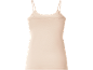 Beige dames top met spaghettibandjes
